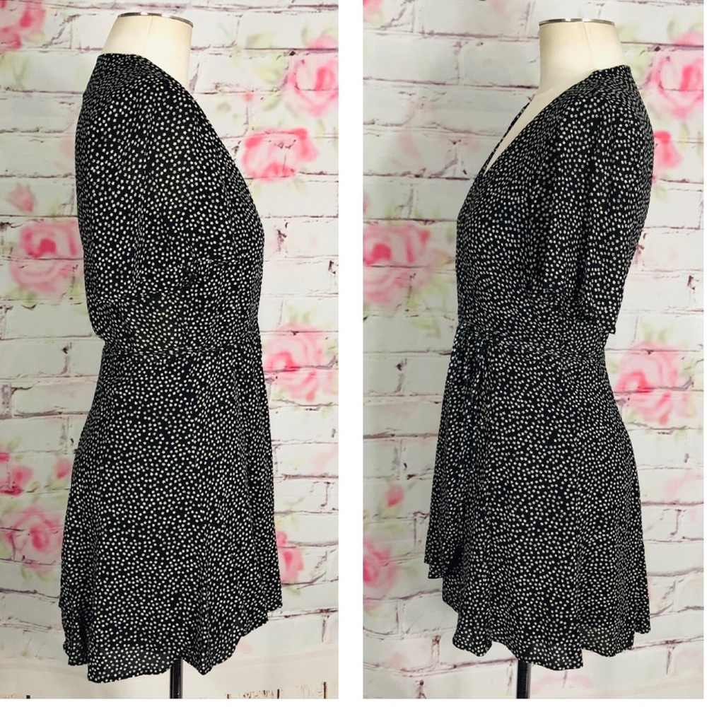 Reformation Adele Mini Wrap Dress Tiny Daisy Print - image 6